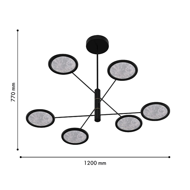 Подвесная светодиодная люстра Favourite Imma 4375-6P Фото № 2
