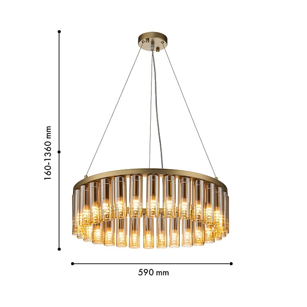 Подвесная люстра Favourite Slang 4503-30P Фото № 2