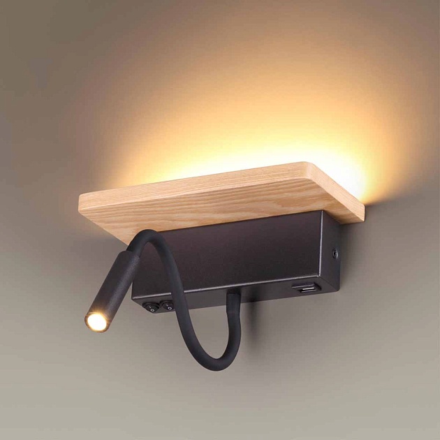 Бра Odeon Light Hightech Woody 3868/8WL Фото № 2