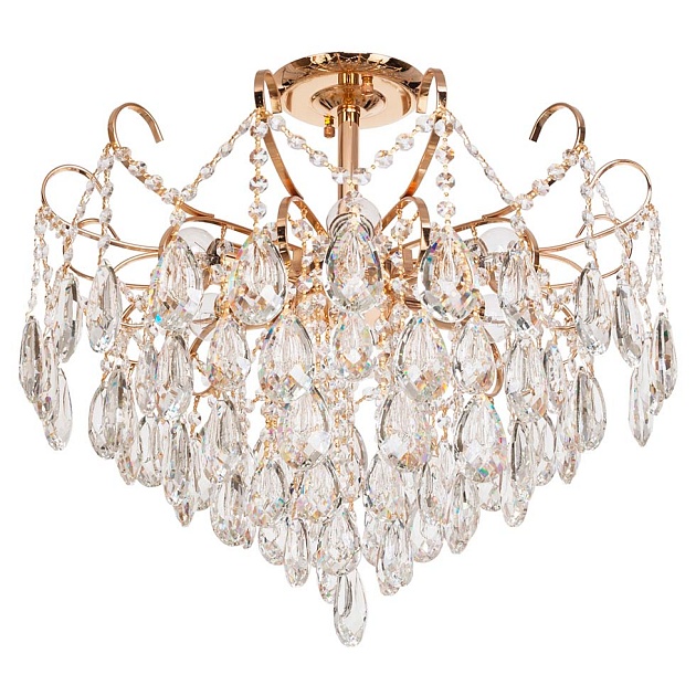 Потолочная люстра ЭкономСвет 15506/6FGD WT изображение 1 Потолочная люстра ЭкономСвет 15506/6FGD WT Фото № 1