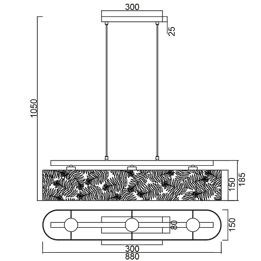 Подвесной светильник Vele Luce Simonetta VL4292P03 изображение 5 Подвесной светильник Vele Luce Simonetta VL4292P03 Фото № 5