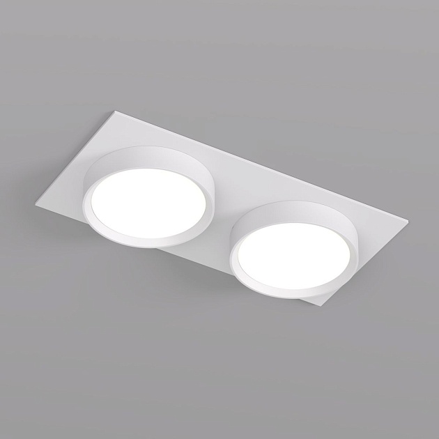 Встраиваемый светильник DENKIRS FLAT DK2092-WH Фото № 1