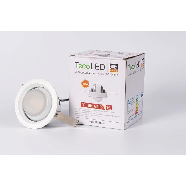 Встраиваемый светодиодный светильник Fiberli 100104Е75 12130401 Фото № 2