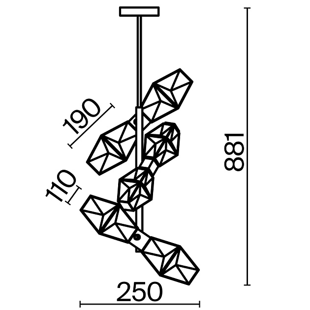 Подвесной светильник Maytoni MOD325PL-06G1 изображение 2 Подвесной светильник Maytoni MOD325PL-06G1 Фото № 2