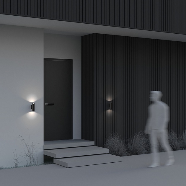 Уличный настенный светильник Maytoni Bowery O574WL-02B Фото № 10