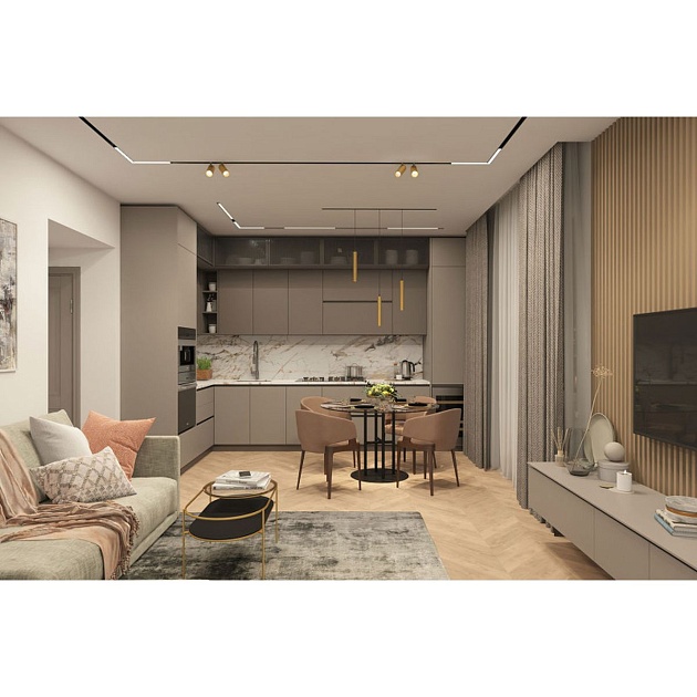 Трековый светодиодный светильник Denkirs Smart Spot DK8012-BG Фото № 8