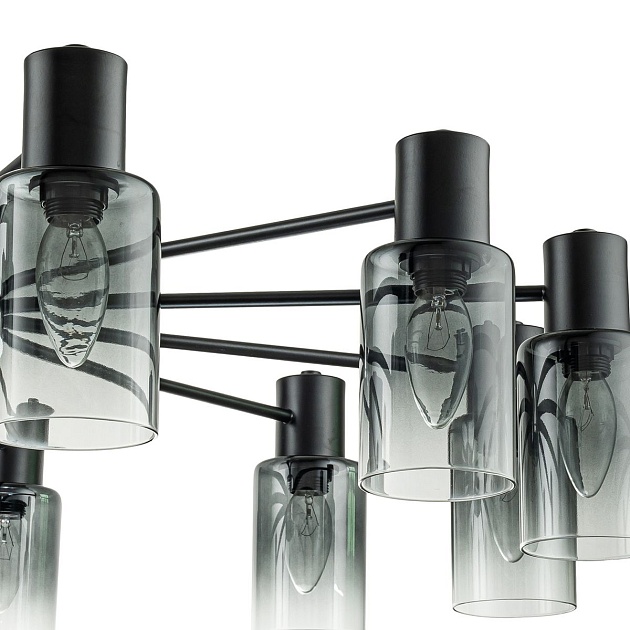 Потолочная люстра Escada Diversity 2120/12P Black изображение 4 Потолочная люстра Escada Diversity 2120/12P Black Фото № 4