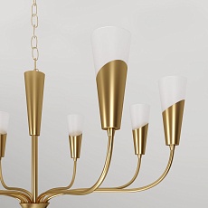 Подвесная люстра Eurosvet Rhyton 60167/8 латунь 3