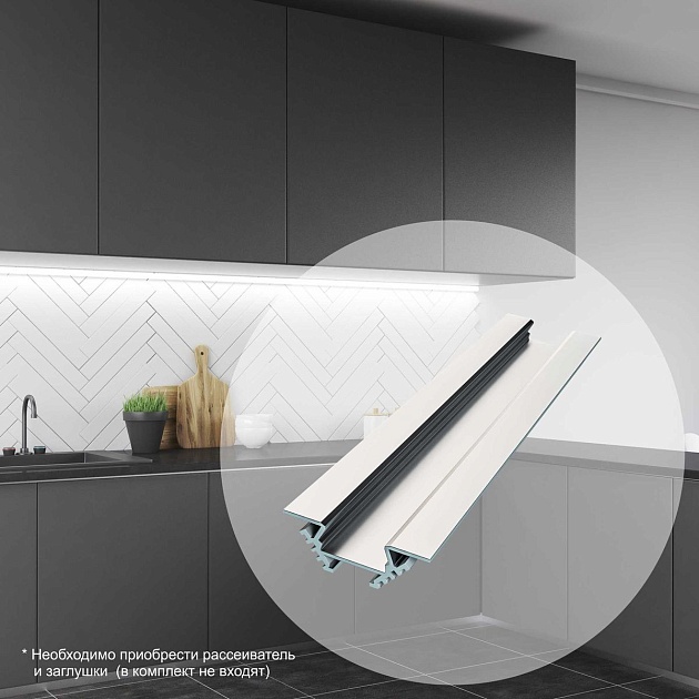 Профиль угловой накладной серебро 1м. Apeyron 08-07-01 Фото № 9