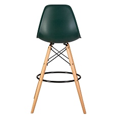 Стул барный DOBRIN DSW BAR (ножки светлый бук, цвет тёмно-зеленый (G-13)) 638GPP-LMZL DSW BAR 2