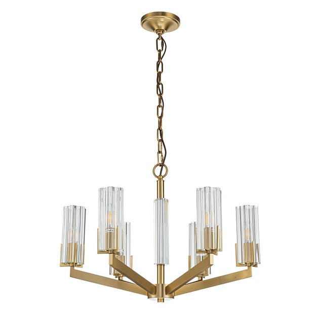 Подвесная люстра Belfast Malone 6035-6 BR CL Фото № 4