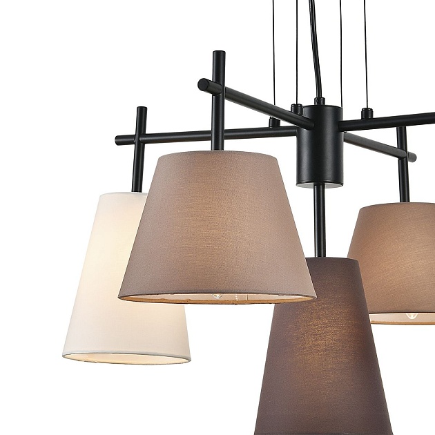 Подвесная люстра Indigo Abbinare 13032/5P Black V000533 Фото № 2