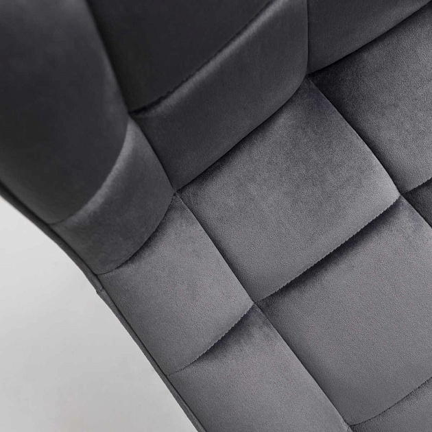 Полубарный стул AksHome Linx темно-серый, велюр 86206 Фото № 5