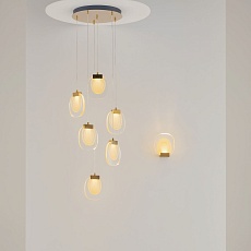 Подвесной светодиодный светильник Maytoni Modern Biology MOD367PL-L18BBSK 1