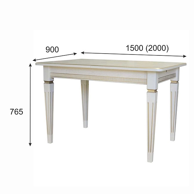 Кухонный стол Мебелик Васко В 87Н 005481 изображение 3 Кухонный стол Мебелик Васко В 87Н 005481 Фото № 3