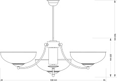 Подвесной светильник KUTEK  N N-ZW-3(P) 2