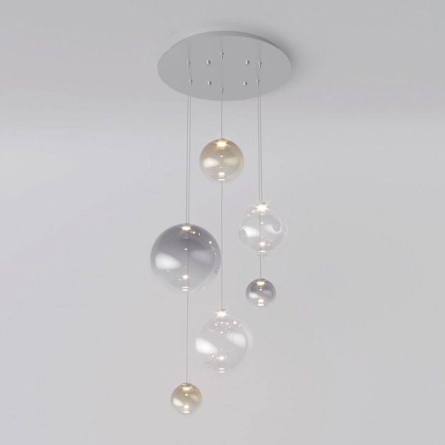 Подвесная светодиодная люстра Eurosvet Wonder 50230 Led изображение 1 Подвесная светодиодная люстра Eurosvet Wonder 50230 Led Фото № 1