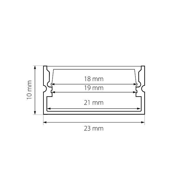 Профиль с рассеивателем Lightstar Profiled 419211 Фото № 2