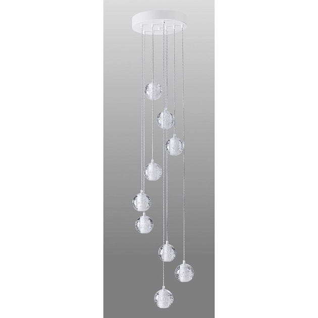 Подвесная люстра Crystal Lux Gaspar SP9 D300 White Фото № 5