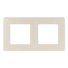 Рамка 2-постовая ЭРА 12 сатин слоновая кость 12-5102-02 Б0052510