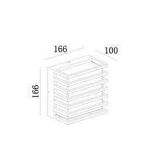 Уличный настенный светодиодный светильник Maytoni Downing Street O020WL-L10B4K 2