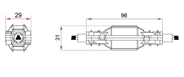 Муфта соединительная Fiberli 11830101 Фото № 2