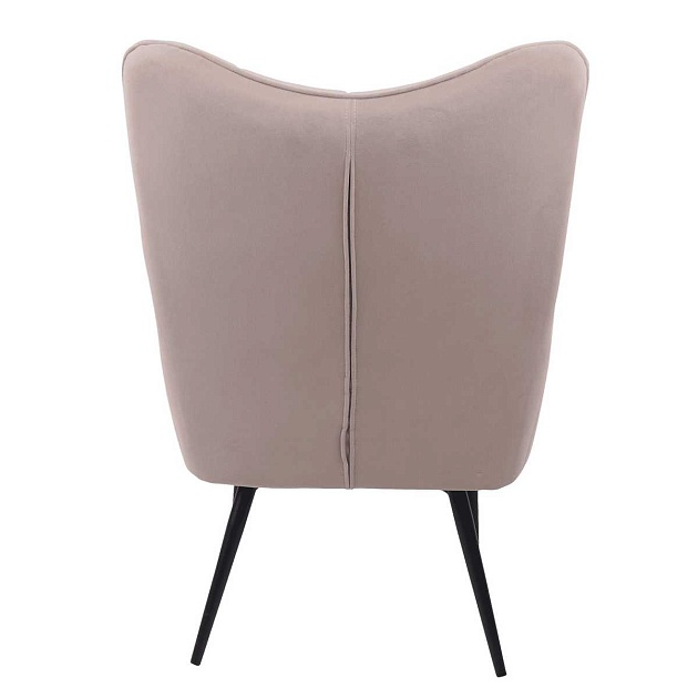 Кресло AksHome Bogema бежевый, велюр 78236 Фото № 4