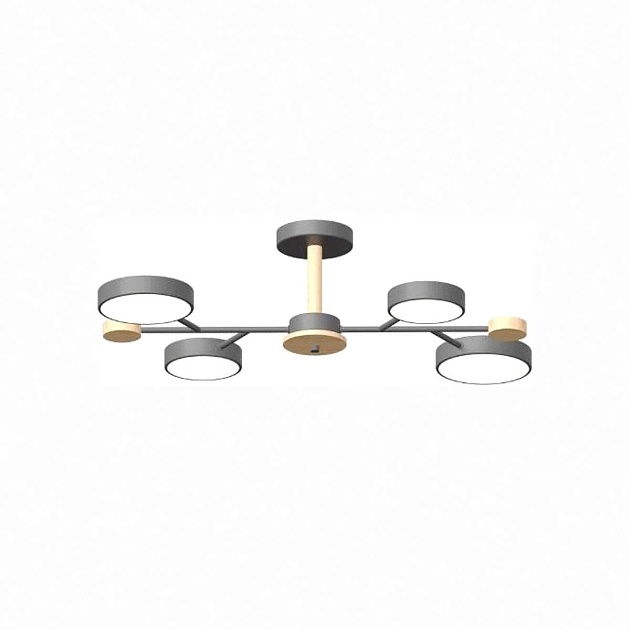 Потолочный cветильник LED4U L3213-670 GR Фото № 1