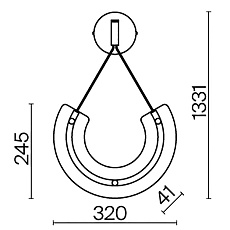 Бра Maytoni Maya P091WL-L18G3K1 5