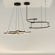 Подвесной светодиодный светильник Maytoni Line MOD016PL-L52BK 2