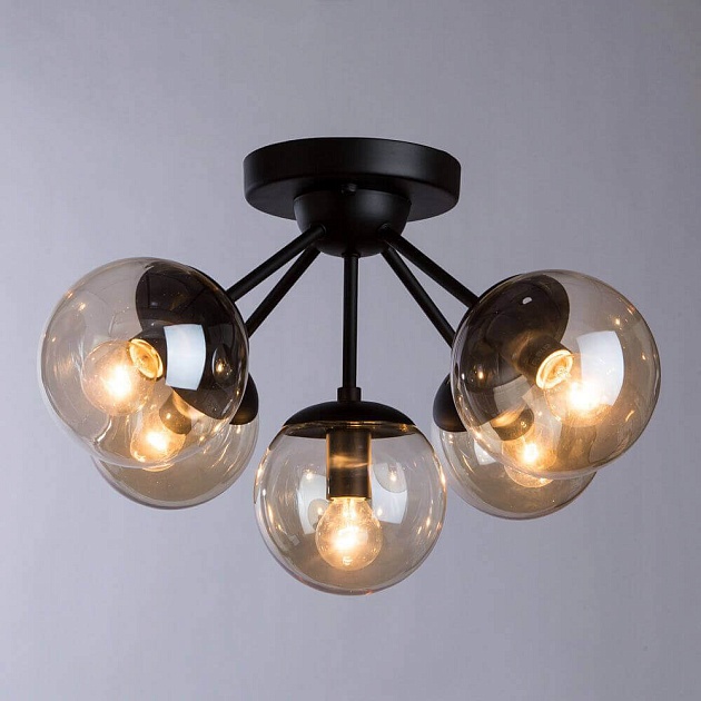 Потолочная люстра Arte Lamp BOLLA A1664PL-5BK Фото № 3