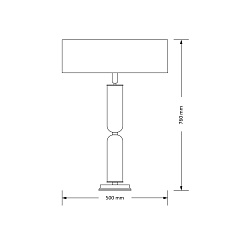Настольный светильник KUTEK MOOD Natura NAT-LG-1(ZM)2 1