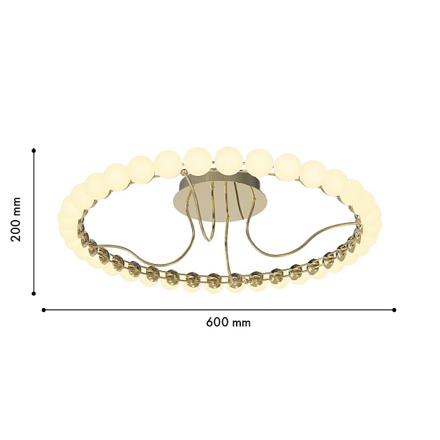 Потолочный светодиодный светильник Favourite Helmet 4590-6C изображение 2 Потолочный светодиодный светильник Favourite Helmet 4590-6C Фото № 2