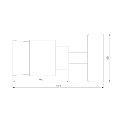 Светодиодный спот Eurosvet Plat 20125/1 черный 1
