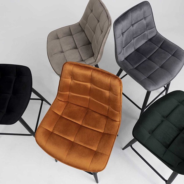 Полубарный стул AksHome Linx кирпичный, велюр 86210 Фото № 3