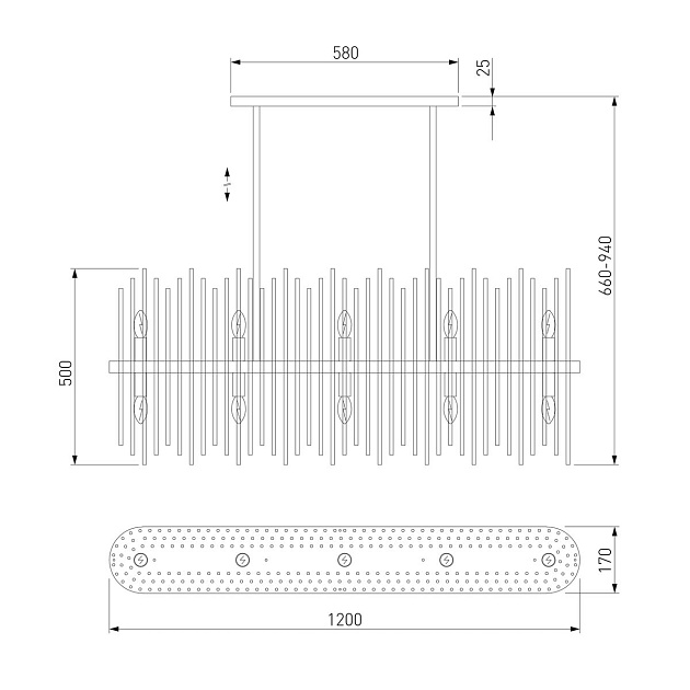 Подвесная люстра Bogates Allure 486/10 Smart Фото № 2