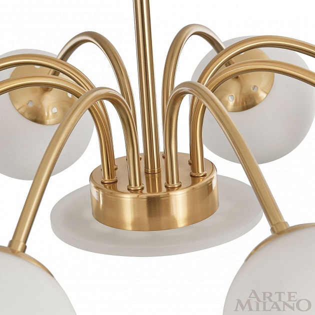 Подвесная люстра Arte Neapol71069 271069/8 GD Фото № 3