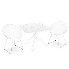 Обеденная группа Sheffilton SHT-DS155 белый/белый 8144936101