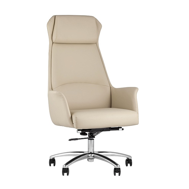 Кресло руководителя TopChairs Viking бежевое A025 DL001-3 Фото № 1