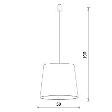 Подвесной светильник Nowodvorski Cone L 8437 1