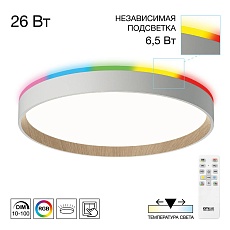 Потолочный светодиодный светильник Citilux Etalon CL750320R