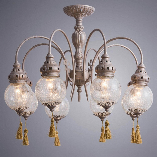 Потолочная люстра Arte Lamp A2146PL-8GA Фото № 4