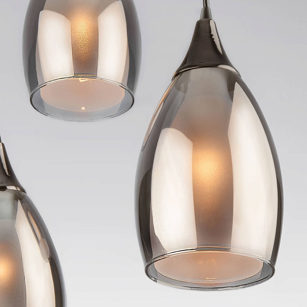 Подвесной светильник Eurosvet 50085/3 черный жемчуг изображение 4 Подвесной светильник Eurosvet 50085/3 черный жемчуг Фото № 4