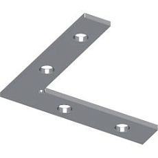 Соединитель угловой горизонтальный для профиля S-25 EKS Colibri 0У-00001457