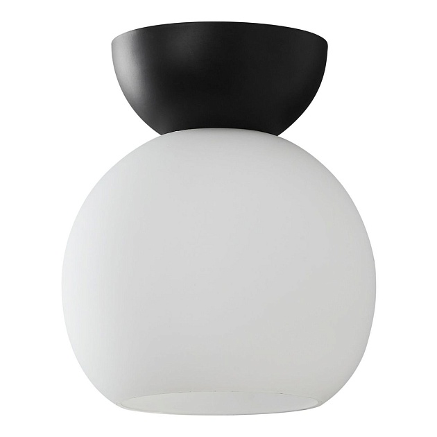 Потолочный светильник iLamp Mono C6079-1 BK+WH Фото № 1