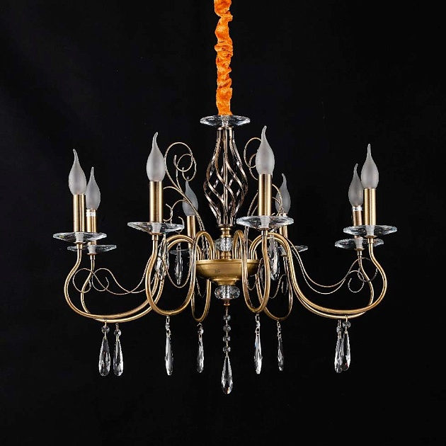 Подвесная люстра ЭкономСвет 15007/8AB+CL Фото № 1