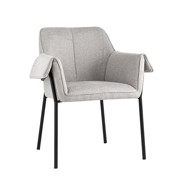 Кресло Stool Group Бесс рогожка светло-серый FDC9469P BEL-40 изображение 1 Кресло Stool Group Бесс рогожка светло-серый FDC9469P BEL-40 Фото № 1