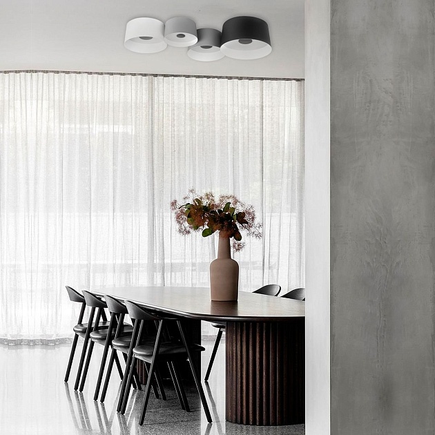 Потолочный светодиодный светильник Loft IT Duo 10360S Black Фото № 5