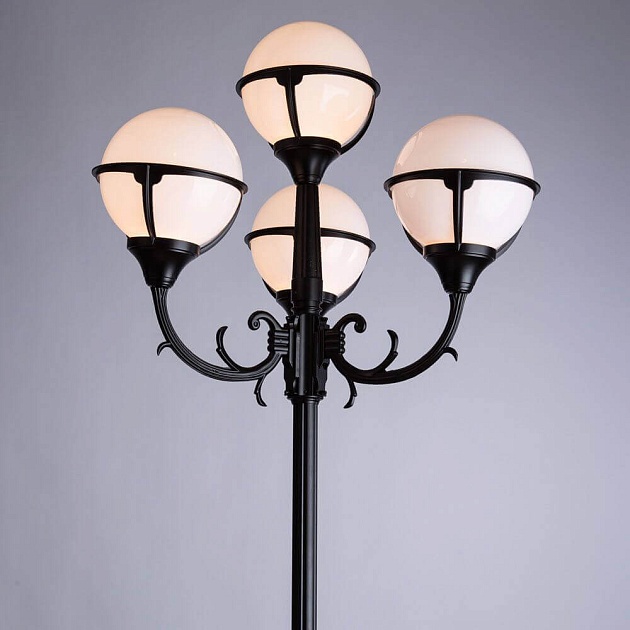 Садово-парковый светильник Arte Lamp Monaco A1497PA-4BK изображение 2 Садово-парковый светильник Arte Lamp Monaco A1497PA-4BK Фото № 2
