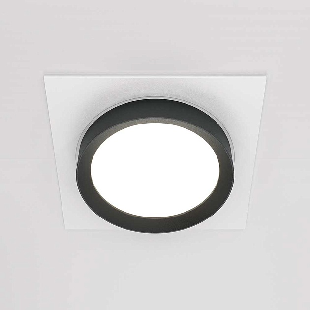 Встраиваемый светильник Maytoni Hoop DL086-GX53-SQ-WB изображение 5 Встраиваемый светильник Maytoni Hoop DL086-GX53-SQ-WB Фото № 5